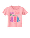 My First Easter - Three Bunnies Toddler T-Shirt by TooLoud-Toddler T-Shirt-TooLoud-Candy-Pink-2T-Davson Sales