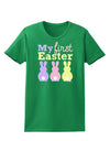 My First Easter - Three Bunnies Womens Dark T-Shirt by TooLoud-Womens T-Shirt-TooLoud-Kelly-Green-X-Small-Davson Sales