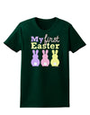 My First Easter - Three Bunnies Womens Dark T-Shirt by TooLoud-Womens T-Shirt-TooLoud-Forest-Green-Small-Davson Sales