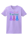 My First Easter - Three Bunnies Womens T-Shirt by TooLoud-Womens T-Shirt-TooLoud-Lavender-X-Small-Davson Sales