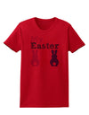 My First Easter - Three Bunnies Womens T-Shirt by TooLoud-Womens T-Shirt-TooLoud-Red-X-Small-Davson Sales