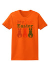 My First Easter - Three Bunnies Womens T-Shirt by TooLoud-Womens T-Shirt-TooLoud-Orange-X-Small-Davson Sales