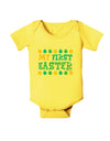 My First Easter - Yellow Blue Green Eggs Baby Romper Bodysuit by TooLoud-Baby Romper-TooLoud-Yellow-06-Months-Davson Sales