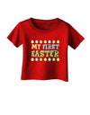 My First Easter - Yellow Blue Green Eggs Infant T-Shirt Dark by TooLoud-Infant T-Shirt-TooLoud-Red-06-Months-Davson Sales