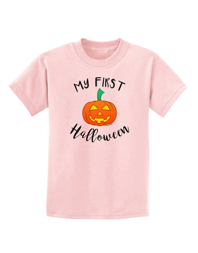 My First Halloween Childrens T-Shirt by TooLoud-Childrens T-Shirt-TooLoud-PalePink-X-Small-Davson Sales