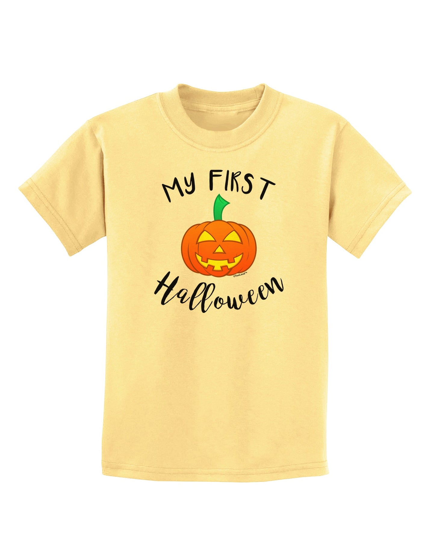 My First Halloween Childrens T-Shirt by TooLoud-Childrens T-Shirt-TooLoud-Daffodil-Yellow-X-Small-Davson Sales