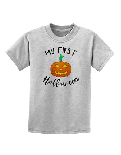 My First Halloween Childrens T-Shirt by TooLoud-Childrens T-Shirt-TooLoud-AshGray-X-Small-Davson Sales