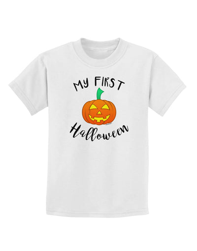 My First Halloween Childrens T-Shirt by TooLoud-Childrens T-Shirt-TooLoud-White-X-Small-Davson Sales