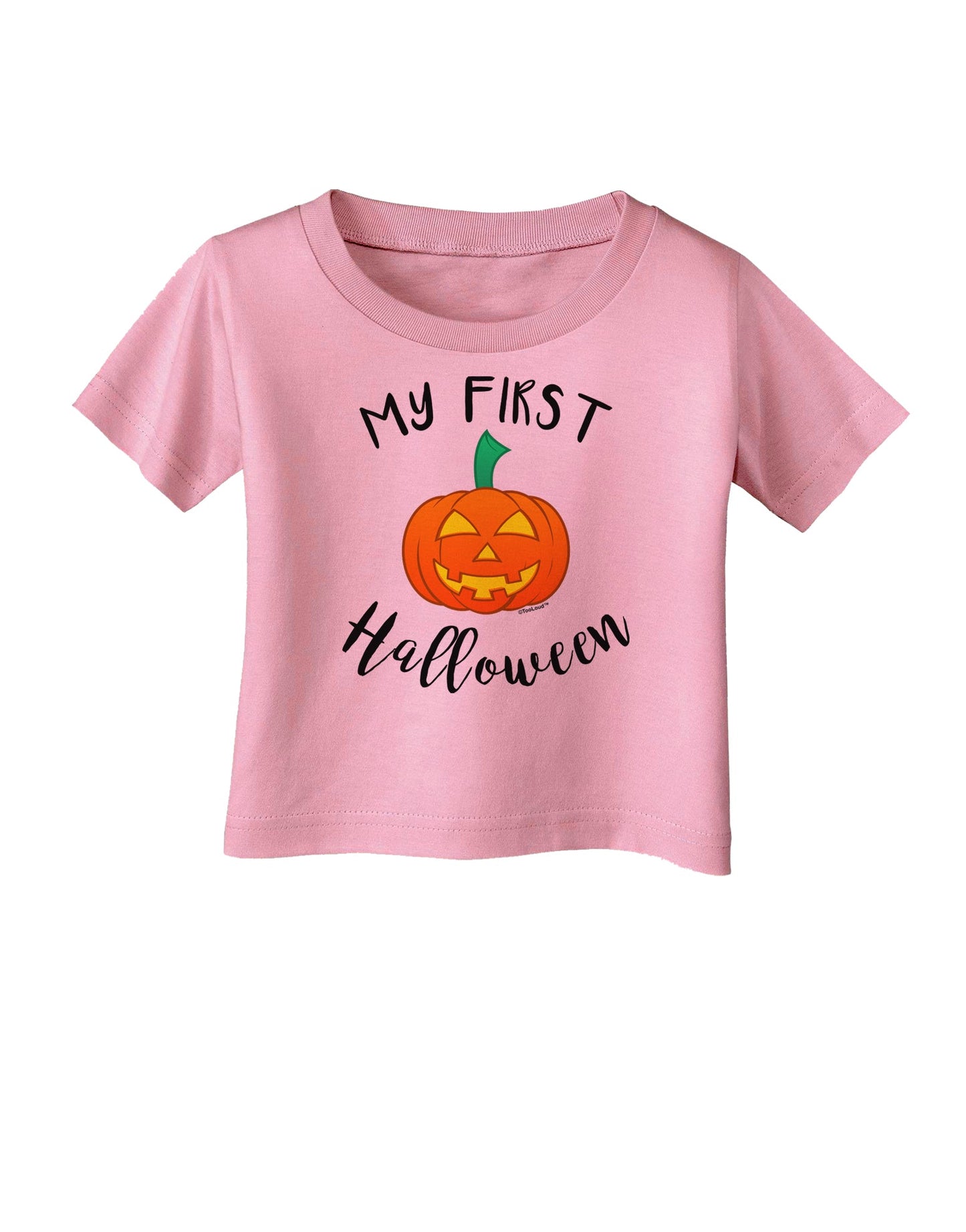 My First Halloween Infant T-Shirt by TooLoud-Infant T-Shirt-TooLoud-Candy-Pink-06-Months-Davson Sales