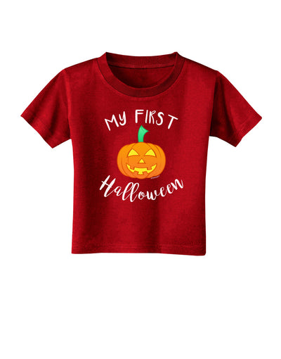 My First Halloween Toddler T-Shirt Dark by TooLoud-Toddler T-Shirt-TooLoud-Red-2T-Davson Sales