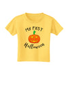 My First Halloween Toddler T-Shirt by TooLoud-Toddler T-Shirt-TooLoud-Yellow-2T-Davson Sales