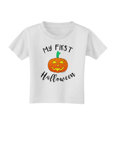 My First Halloween Toddler T-Shirt by TooLoud-Toddler T-Shirt-TooLoud-White-2T-Davson Sales