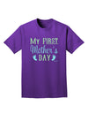 My First Mother's Day - Baby Feet - Blue Adult Dark T-Shirt by TooLoud-Mens T-Shirt-TooLoud-Purple-Small-Davson Sales