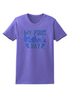 My First Mother's Day - Baby Feet - Blue Womens T-Shirt by TooLoud-Womens T-Shirt-TooLoud-Violet-X-Small-Davson Sales