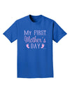 My First Mother's Day - Baby Feet - Pink Adult Dark T-Shirt by TooLoud-Mens T-Shirt-TooLoud-Royal-Blue-Small-Davson Sales