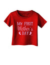 My First Mother's Day - Baby Feet - Pink Infant T-Shirt Dark by TooLoud-Infant T-Shirt-TooLoud-Red-06-Months-Davson Sales