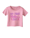 My First Mother's Day - Baby Feet - Pink Infant T-Shirt by TooLoud-Infant T-Shirt-TooLoud-Candy-Pink-06-Months-Davson Sales