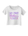 My First Mother's Day - Baby Feet - Pink Infant T-Shirt by TooLoud-Infant T-Shirt-TooLoud-White-06-Months-Davson Sales