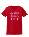 My First Mother's Day - Baby Feet - Pink Womens Dark T-Shirt by TooLoud-Womens T-Shirt-TooLoud-Red-X-Small-Davson Sales