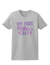 My First Mother's Day - Baby Feet - Pink Womens T-Shirt by TooLoud-Womens T-Shirt-TooLoud-AshGray-X-Small-Davson Sales