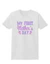 My First Mother's Day - Baby Feet - Pink Womens T-Shirt by TooLoud-Womens T-Shirt-TooLoud-White-X-Small-Davson Sales