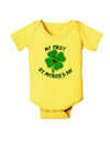 My First St. Patrick's Day Baby Romper Bodysuit-Baby Romper-TooLoud-Yellow-06-Months-Davson Sales
