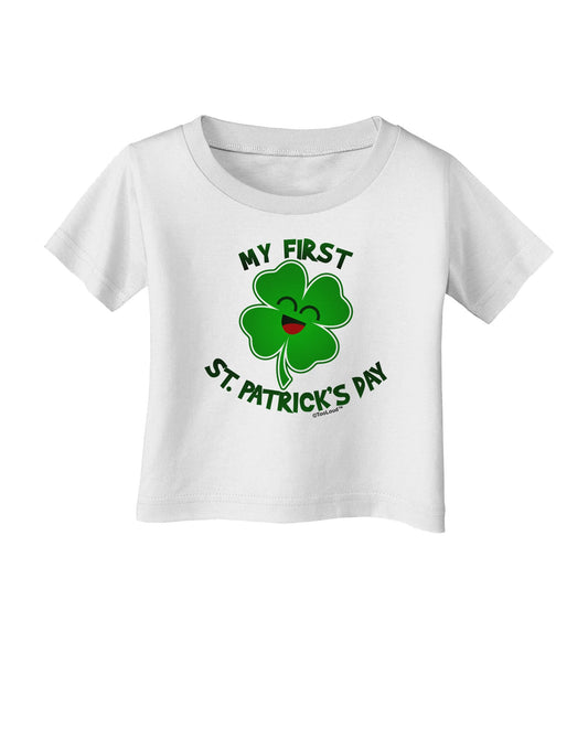 My First St. Patrick's Day Infant T-Shirt-Infant T-Shirt-TooLoud-White-06-Months-Davson Sales