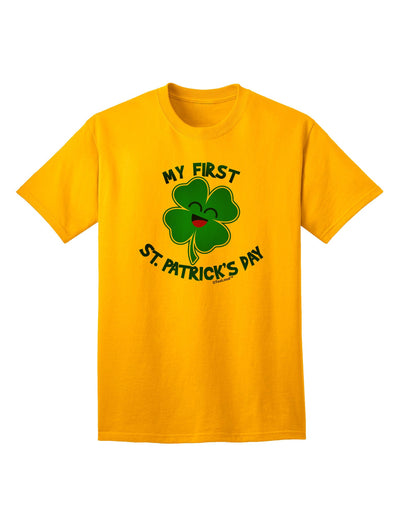 My First St. Patrick's Day - Premium Adult T-Shirt Collection-Mens T-shirts-TooLoud-Gold-Small-Davson Sales