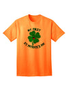 My First St. Patrick's Day - Premium Adult T-Shirt Collection-Mens T-shirts-TooLoud-Neon-Orange-Small-Davson Sales