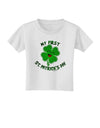 My First St. Patrick's Day Toddler T-Shirt-Toddler T-Shirt-TooLoud-White-2T-Davson Sales