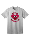 My First Valentine's Day Adult T-Shirt-Mens T-Shirt-TooLoud-AshGray-Small-Davson Sales
