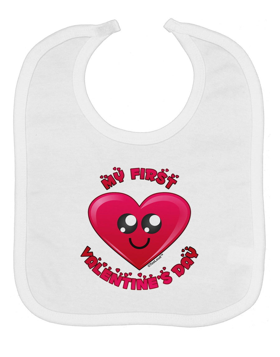 My First Valentine's Day Baby Bib