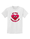 My First Valentine's Day Childrens T-Shirt-Childrens T-Shirt-TooLoud-White-X-Small-Davson Sales