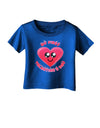 My First Valentine's Day Infant T-Shirt Dark-Infant T-Shirt-TooLoud-Royal-Blue-06-Months-Davson Sales