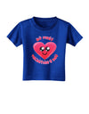 My First Valentine's Day Toddler T-Shirt Dark-Toddler T-Shirt-TooLoud-Royal-Blue-2T-Davson Sales