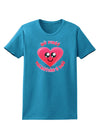 My First Valentine's Day Womens Dark T-Shirt-Womens T-Shirt-TooLoud-Turquoise-X-Small-Davson Sales