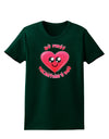 My First Valentine's Day Womens Dark T-Shirt-Womens T-Shirt-TooLoud-Forest-Green-Small-Davson Sales