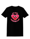 My First Valentine's Day Womens Dark T-Shirt-Womens T-Shirt-TooLoud-Black-X-Small-Davson Sales