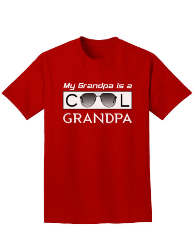 My Grandpa is a Cool Grandpa Adult Dark T-Shirt-Mens T-Shirt-TooLoud-Red-Small-Davson Sales