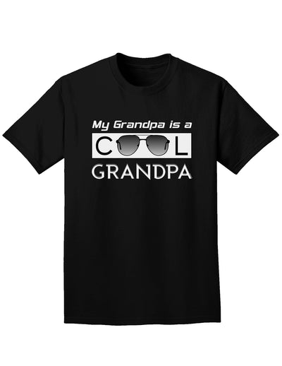 My Grandpa is a Cool Grandpa Adult Dark T-Shirt-Mens T-Shirt-TooLoud-Black-Small-Davson Sales