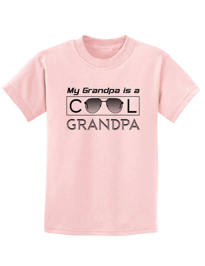 My Grandpa is a Cool Grandpa Childrens T-Shirt-Childrens T-Shirt-TooLoud-PalePink-X-Small-Davson Sales