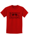 My Grandpa is a Cool Grandpa Childrens T-Shirt-Childrens T-Shirt-TooLoud-Red-X-Small-Davson Sales