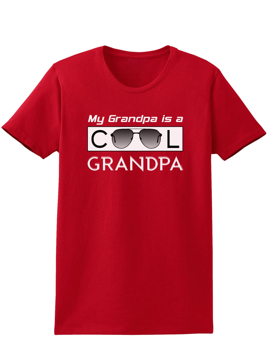 My Grandpa is a Cool Grandpa Womens Dark T-Shirt-TooLoud-Black-X-Small-Davson Sales