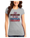 My Husband is My Hero - Armed Forces Juniors T-Shirt by TooLoud-Womens Juniors T-Shirt-TooLoud-Ash-Gray-Juniors Fitted X-Small-Davson Sales