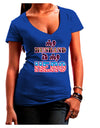 My Husband is My Hero - Armed Forces Juniors V-Neck Dark T-Shirt by TooLoud-Womens V-Neck T-Shirts-TooLoud-Royal-Blue-Juniors Fitted Small-Davson Sales