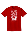 My Kids Have the Most Awesome Dad in the World Adult Dark T-Shirt-Mens T-Shirt-TooLoud-Red-Small-Davson Sales