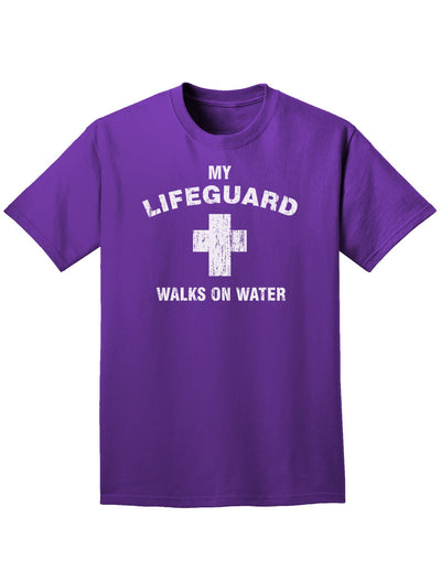 My Lifeguard Walks on Water Easter Adult Dark T-Shirts-TooLoud-Purple-Small-Davson Sales