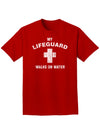 My Lifeguard Walks on Water Easter Adult Dark T-Shirts-TooLoud-Red-Small-Davson Sales