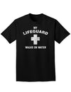 My Lifeguard Walks on Water Easter Adult Dark T-Shirts-TooLoud-Black-Small-Davson Sales