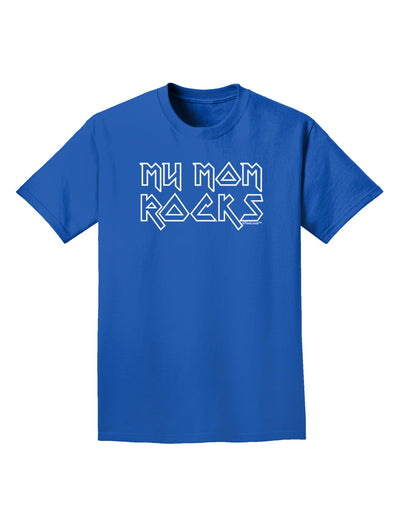 My Mom Rocks - Mother's Day Adult Dark T-Shirt-Mens T-Shirt-TooLoud-Royal-Blue-Small-Davson Sales